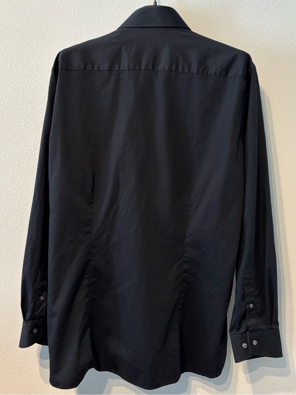 Ted Baker Endurance Black Long Sleeve Button Down Dress Shirt Neck Size 17 - Picture 2 of 6